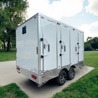 Toilettes mobiles écologiques GoEasy CS-380 avec douche, WC portable pour événements publics en extérieur, fabriqué en Chine