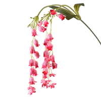 Lonceng Angin Bunga Lily of the Valley Buatan; Dekorasi Gantung untuk Aula Pernikahan, dan Rangkaian Bergaya Monet; Dekorasi Rumah