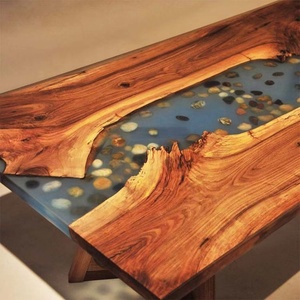 Résine époxy transparente 2:1 pour coulage profond, <span class=keywords><strong>colle</strong></span> AB pour table rivière en bois - Product Image 2