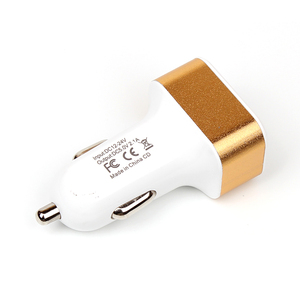 Populaire durable 3 USB anneau en aluminium chargeur de voiture 5 V 1A <span class=keywords><strong>2A</strong></span> pour l'enregistreur de données d'automobile et navigation - Product Image 3