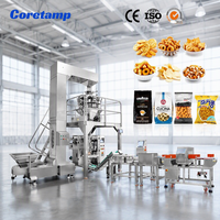 Système de machine d'emballage verticale entièrement automatique pour snacks, granulés, poudres et liquides
