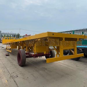 Semirremolque de cama plana de alta calidad Nuevo remolque de camión contenedor Howo Sinotruk Buen precio <span class=keywords><strong>para</strong></span> la venta - Product Image 3