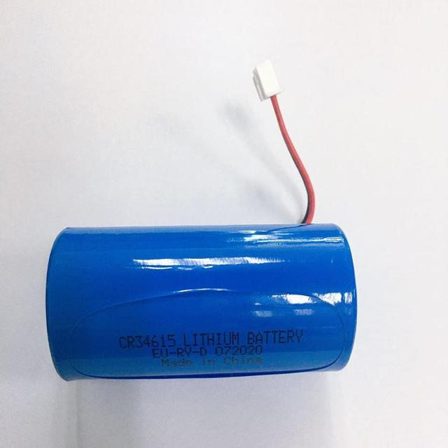 Long-lasting CR34615 12000MAH 3.0V Cylindrical Non-chargeable Lithium Battery for Flowmeter Meter