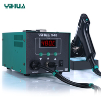 YIHUA 948 Basic Version ESD Safe Solder Welding Tools Repair Desoldering Gun Suck Tin Vacuum Desoldering Iron Soldering Station