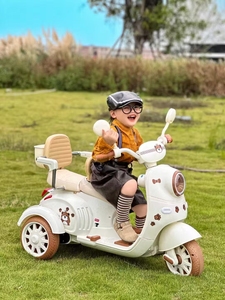 Nuovo Design a <span class=keywords><strong>3</strong></span> ruote moto elettrico per bambini in plastica triciclo elettrico giocattolo a batteria può far pagare le persone - Product Image 6