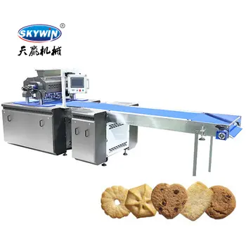 Linea di produzione di biscotti Skywin biscotti tagliati a filo automatici e macchina per biscotti di deposito