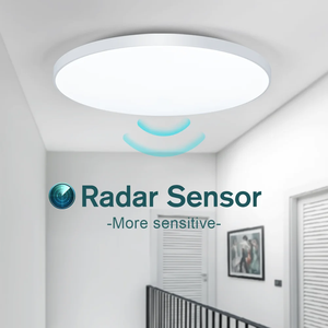 New Radar <b>Sensor</b> Ceiling Lamp <b>LED</b> Sensitive Motion <b>Sensor</b> <b>Lights</b> for Hallway 15W 20W 40W 50W Cold White Ceiling <b>Lights</b> Home Room - Product Image 1