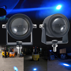 Vehicle Pedestrian Quare Work <b>Spotlights</b> Lamp Dot Point Reversing Blue Beam Safety Spot Light - Product Image 1