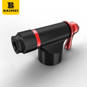 BAIMEI Mini gonfleur CO2 portable pour pneus de vélo de route et de montagne - Cartouches de CO2 non incluses - Product Image 1