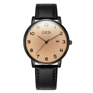 Relojes de Pareja Nuevos, Retro, Minimalistas, con Correa de Cuero, Estilo con Fecha, Reloj de Cuarzo de Alta Gama - Product Image 5