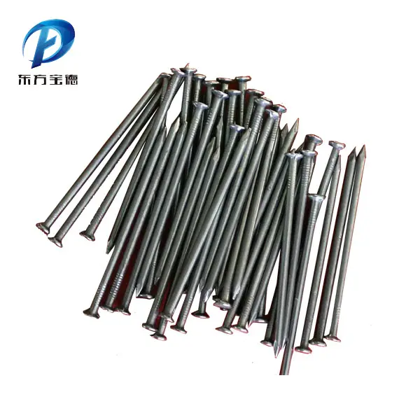 Black steel construction wire nails for building