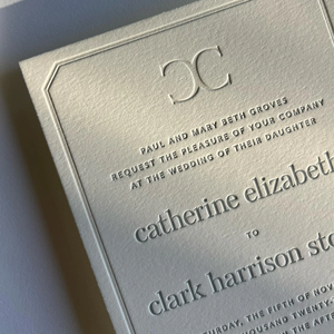 Inviti di Nozze di Lusso Personalizzati in Cartoncino di Cotone con Stampa Tipografica, <span class=keywords><strong>Cartolina</strong></span> con Testo in Rilievo, Lista degli Invitati, Menu - Product Image 2