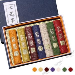Ensemble <span class=keywords><strong>de</strong></span> blocs d'<span class=keywords><strong>encre</strong></span> SINOART, couleurs d'<span class=keywords><strong>encre</strong></span> pigmentée, bâtonnets d'<span class=keywords><strong>encre</strong></span> pour la calligraphie et la peinture traditionnelles chinoises et japonaises, <span class=keywords><strong>dessin</strong></span> - Product Image 4
