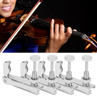 4Pcs Violin Fine Tuners 3/4-4/4 Cello String Tool Replacement Instrument Accessories