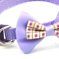 1PC Collier pour chat mignon réglable avec nœud papillon et clochette pour chats, lapins et chiots, accessoires pour animaux de compagnie