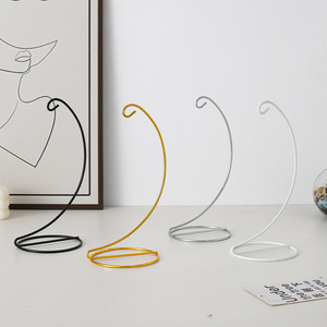 Support de suspension en métal pour plantes, présentoir en fil métallique, support réutilisable pour boules de verre et terrariums - Product Image 2