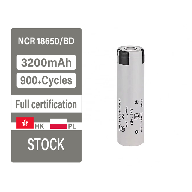 Original Japan Brand Cylindrical Lithium Ion Rechargeable Battery NCR18650 BD 3.6V 3200mAh 3350mAh 3C 3.7V China Wholesaler