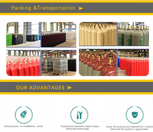 Xi Lanh Khí Amoniac/Oxy/Nitơ Với Áp Kế Giá Nhà Máy 10L - Product Image 4