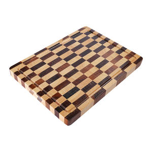 Planche à découper planche à découper de cuisine planche à découper en hêtre pelle à légumes ronde couteau en bois massif planche à découper collante - Product Image 1