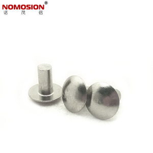 Remache NOMOSION de 2.5x5mm de acero niquelado para unión de metales - Product Image 1
