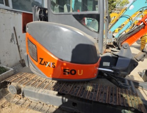 รถขุดฮิตาชิ ZX50U มือสอง 6 ตัน คุณภาพสูง เครื่องยนต์อีซูซุแท้จากญี่ปุ่น ปั๊มไฮดรอลิก - Product Image 2