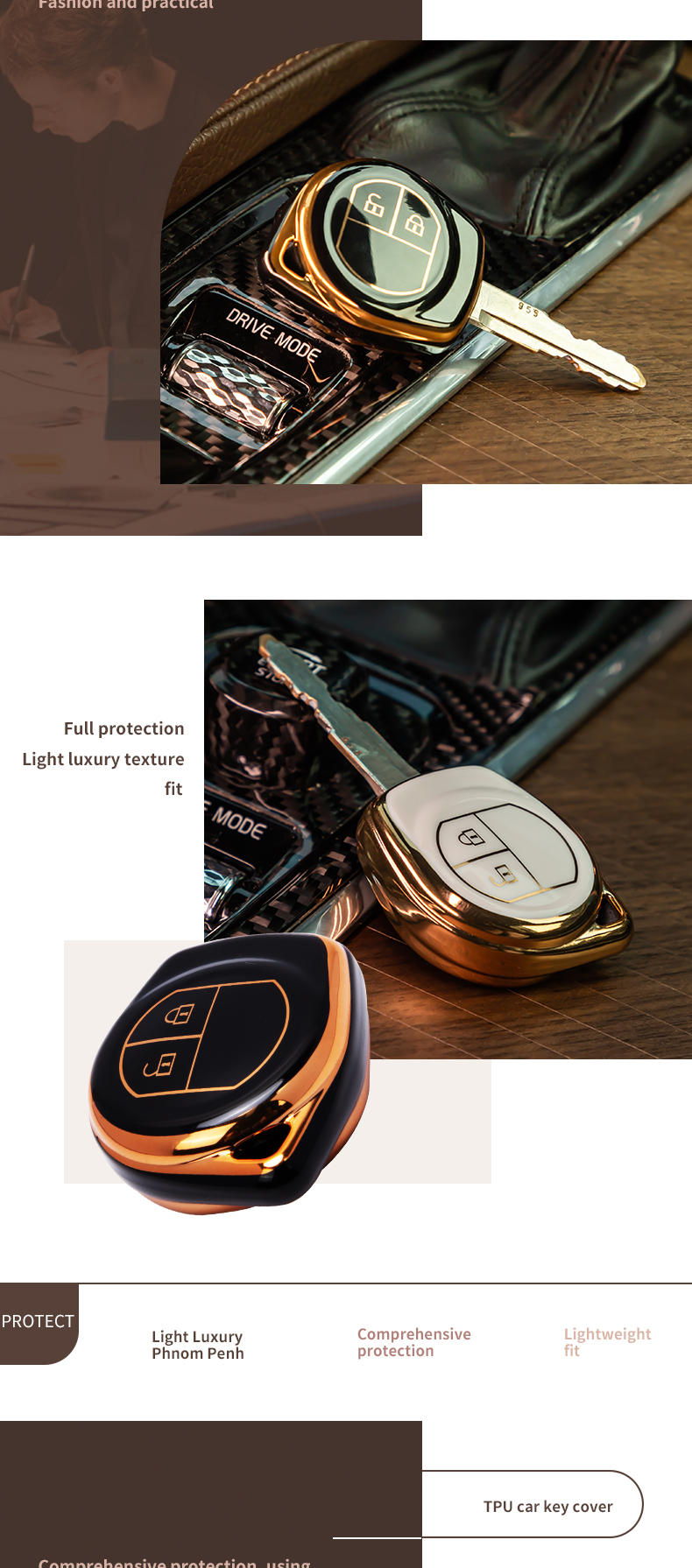 2022 Suzuki Swift/SX4 new design fashion soft TPU car key case Products ...