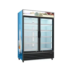 Apex 29 Cu.ft商品冰箱强冷1110毫米宽度玻璃门乳制品冰箱