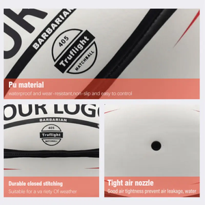 Balones de <span class=keywords><strong>Rugby</strong></span> de Alta Calidad Personalizados por el Fabricante con Agarre Duradero de PVC y Super Airbags, Aptos para Uso Profesional - Product Image 2