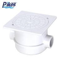 Équipement de piscine PIKES de haute qualité Aqua Piscina ABS matériel retour d'eau/écumoire/vidange principale/raccord de tuyau de Jet de massage