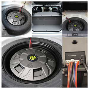 Subwoofer Profesional Sennuopu para Auto, con Amplificador Activo Incorporado SW2010T, Diseño Robusto, Carcasa de Aluminio Fundido a Presión - Product Image 3