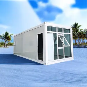 Spot Directe Verkoop Eco-Vriendelijke Draagbare Geprefabriceerde Opvouwbare Container Huis Orkaan Proof Prefab Mobiel Opvouwbaar Huis