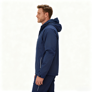 OEM ODM Raglan kollu buz hokeyi spor Zip-Up ceket cepler ile yüceltilmiş buz hokeyi ağır ceket - Product Image 4
