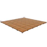 Sol en bois pour exposition sur stand, compatible avec le système LT, 10 pièces