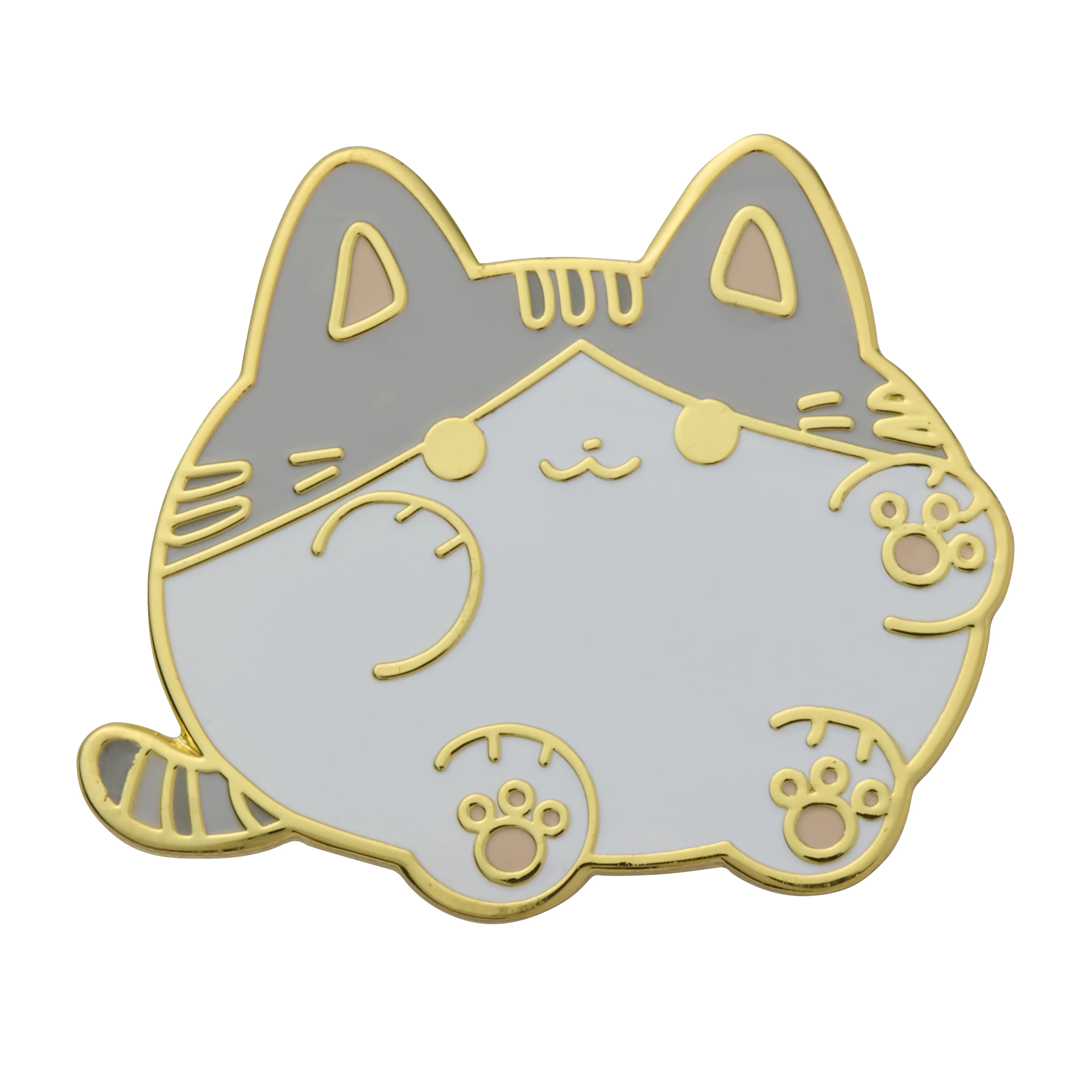 Japanese character high quality lapel custom brooch metal pin