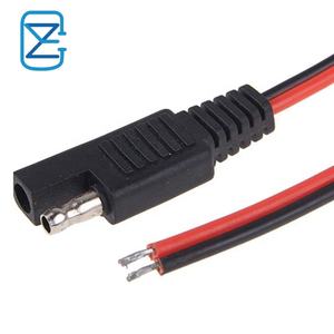 14AWG 2 Pin SAE için SAE konnektör uzatma kablosu hızlı kes konnektör kablo tesisatı otomotiv için GÜNEŞ PANELI SAE fiş - Product Image 2