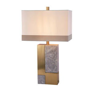 L'approvisionnement du fournisseur <span class=keywords><strong>lampe</strong></span> de table vintage <span class=keywords><strong>lampe</strong></span> de table en métal hôtel de luxe en marbre table lampes pour vente - Product Image 3