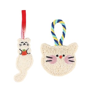 Jouet pour chat en forme <span class=keywords><strong>de</strong></span> loofah, pendentif mignon en forme d'animal, pour le nettoyage des dents, jeu interactif, avec herbe à chat pour chatons - Yilin Pet - Product Image 4