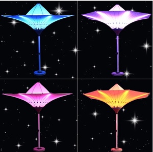 Modern LED Flower Shape Solar <b>Umbrella</b> Garden Sets for Patio Poolside Beach-for Parasol - Product Image 4