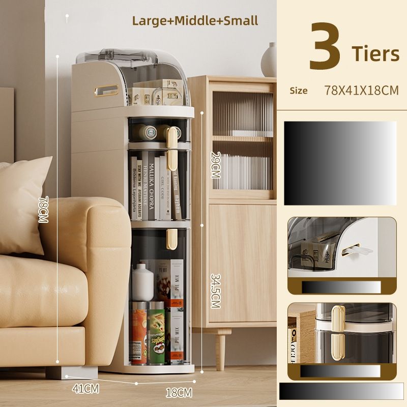 3 niveaux avec moyen + petit + grande boîte blanche