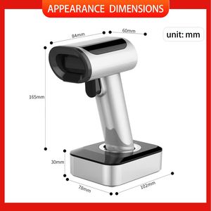 High Performance 2.4G Wireless <strong>Handheld</strong> <strong>Barcode</strong> <strong>Scanner</strong> with USB Base 1D/2D Display <strong>in</strong> Stock - Product Image 5