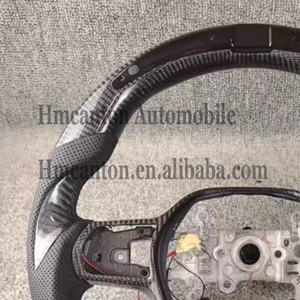 Quality Wholesale Carbon Fibre Perforated Leather LED Car Steering <b>Wheel</b> for Honda Civic 11th Car Steering <b>Wheel</b> - Product Image 2