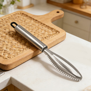 Nahe Stainless Steel Fish Scaler Heavy Duty Kitchen Tool For Seafood Cleaning - Product Image 2