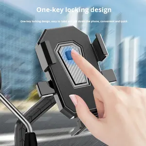 Staffa di navigazione per telefono antiurto supporto per cruscotto moto bici elettrica per pilota a pedali per auto - Product Image 5