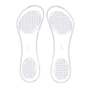 Grosir bantalan hak tinggi pendukung lengkungan Gel sepatu sol silikon untuk wanita bantalan sepatu tidak terlihat perawatan kaki antiselip