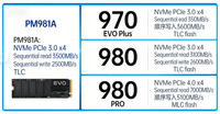 PM981A 970 EVO Plus M.2-2280 PCIe 3.0 256GB 512GB 1TB 2TB Solid State Drive untuk Laptop PC Desktop Original Baru atau Bekas