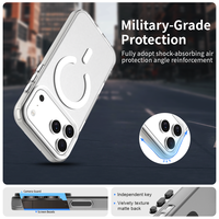 Pour iPhone 17 Pro IP17 Pro Max bonbons téléphone nouveau étui Magfit peau mate Texture glaçage Anti empreintes digitales N52 aimant anneau étui