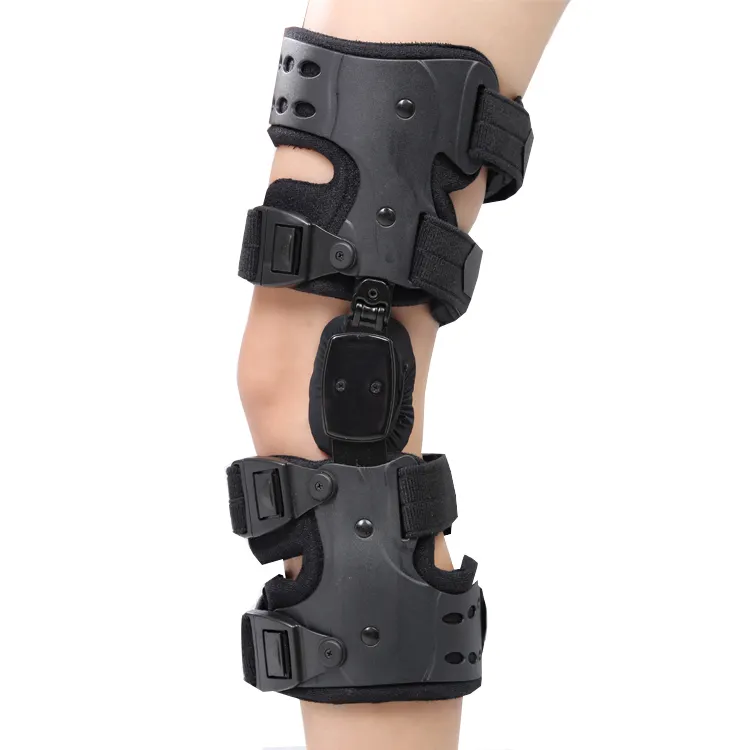 Knee Brace Per <span class=keywords><strong>OA</strong></span> per la terapia fisica artrosi Con pad in silicone e cinghia regolabile