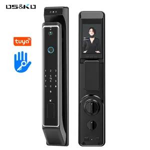 smart anti-theft mortise digital screen keypad door outside door fingerprint recognition 3D face smart unlock