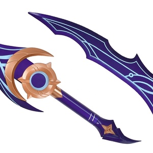 Juego de espada de arma Real de 70cm, juego de nivelación en solitario, espada de juguete Sung Jin Woo <span class=keywords><strong>Moonshadow</strong></span> - Product Image 5