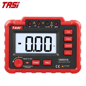 Testeur de résistance de terre numérique TASI TA8331A, 2000 Ohm, mesureur de résistance de terre - Product Image 1